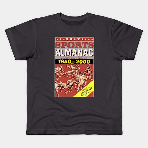 Sports Almanac Kids T-Shirt by ribandcheese